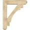 Ekena Millwork Merced Craftsman Rough Sawn Bracket w/ Offset Brace, Douglas Fir, 8"W x 36"D x 44"H BKT0806X36X44MRC04RDF - alternate 3